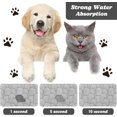 thumbnail image 1 of Dog Food Mats for Floors Waterproof, Dog Cat Water Bowl Mats Pet Feeding Absorbent Mat Dog Cat Pet Placemats for Food and Water Bohemia 12 * 20 inch, 1 of 5