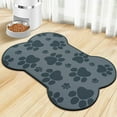 thumbnail image 1 of Dog Food Mats for Floors Waterproof, Dog Water Bowl Mat Pet Feeding Absorbent Mat Dog Placemats for Food and Water Green 19 * 12 inch, 1 of 7