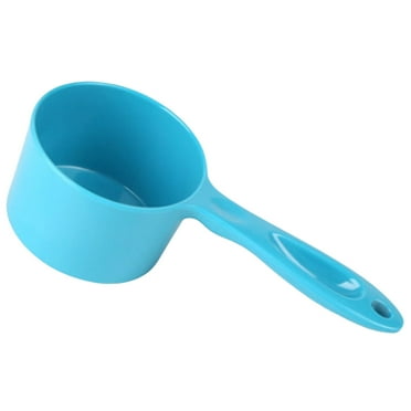 Dog Food Scoop 50G (0.11Lb) or 100G (0.22Lb) Cup Scoop Dog Food Measuring Scoop Cats Comfortable Handle Pet Food for Birds Rabbits Green Food Storage