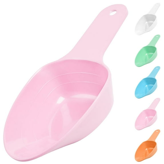 Dog Food Scoop-Melamine Pet Food Measuring Cup - 1 Cup 1/2 Cup 1/4 Cup Dog Cat Bird and Rabbit Food Feeding Scoop Dishwasher Safe - Pink
