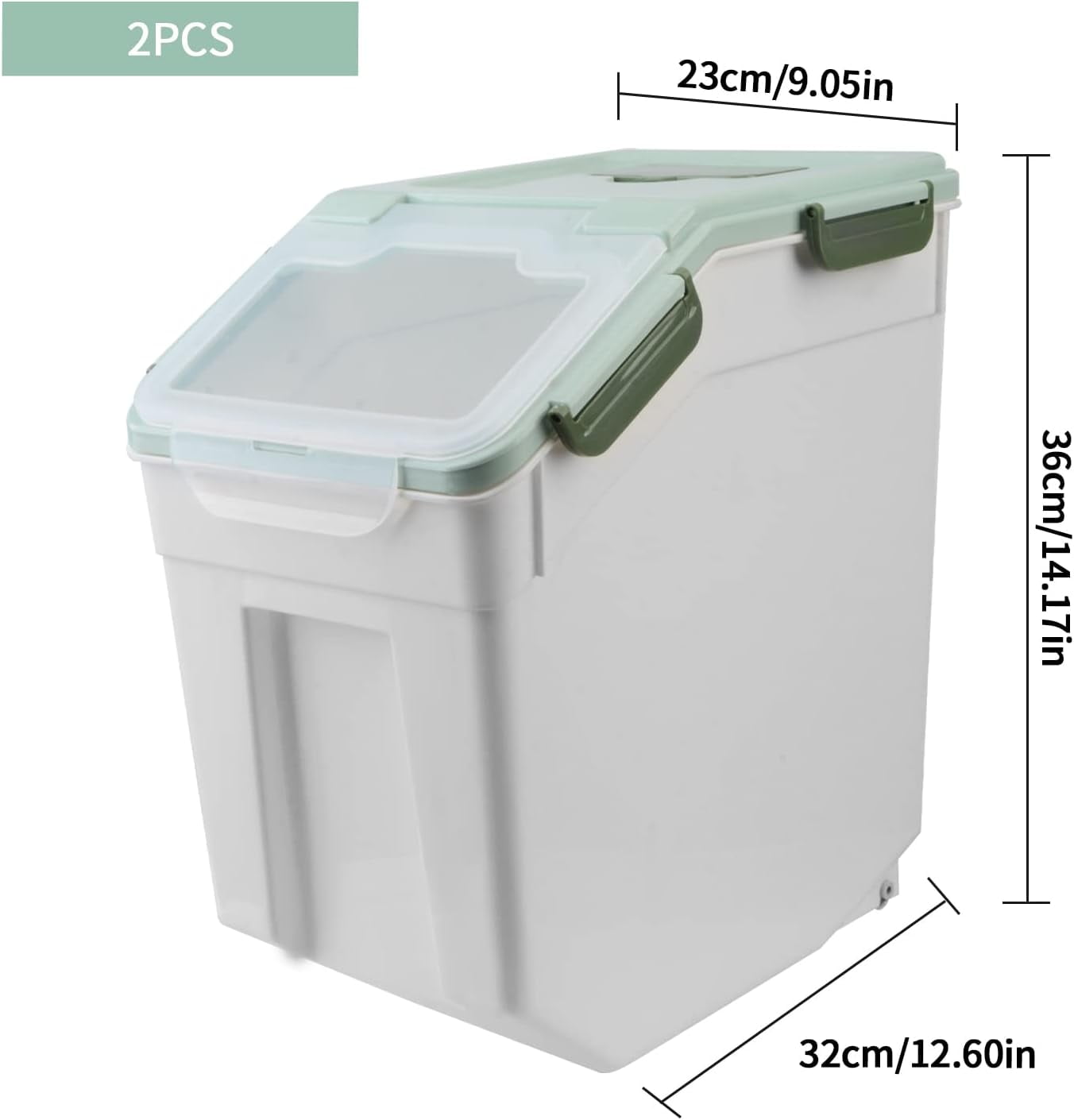 Dog Food Storage Container 15 lbs Capacity, Large Pet Food Storage Bin
