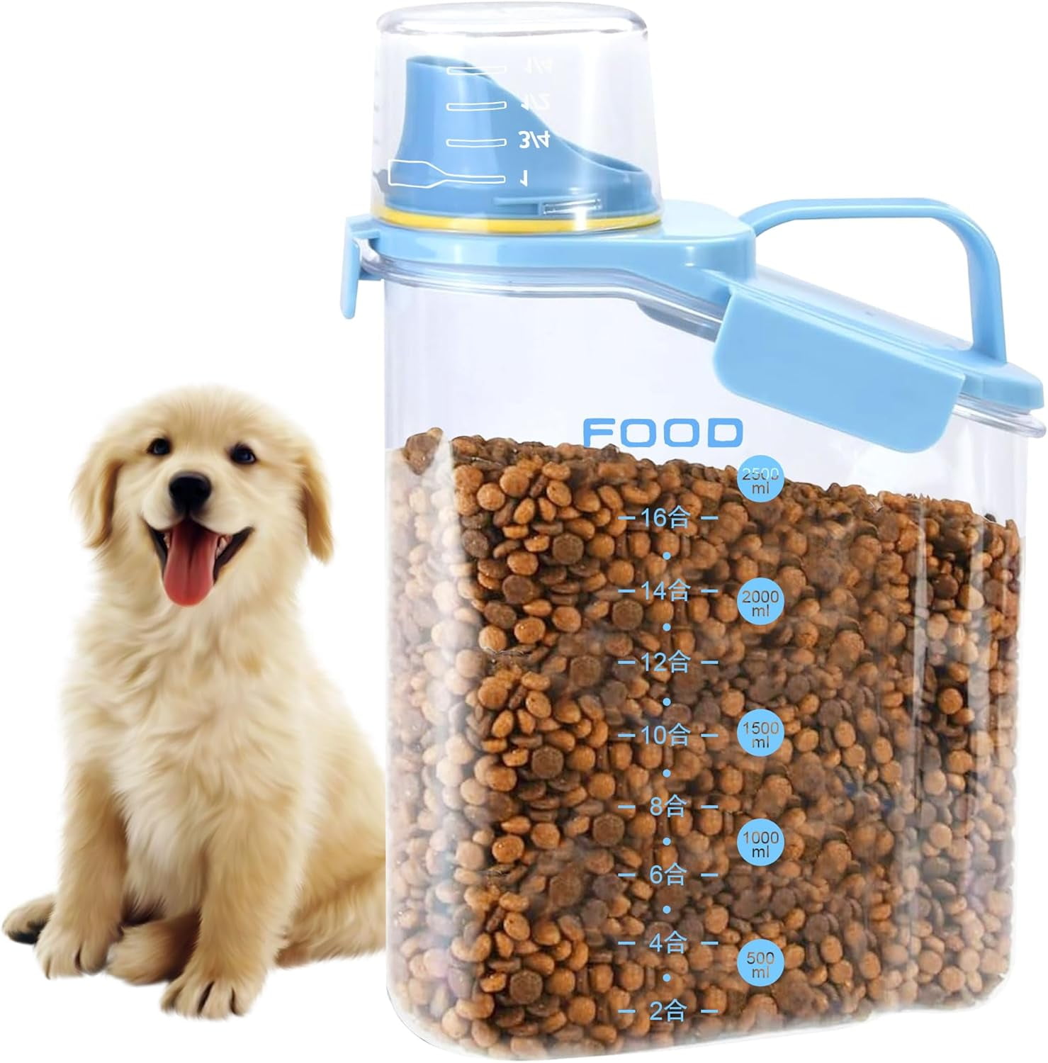 Dog Food Storage Container 2-5 lbs, Airtight Cat Food Container