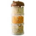 thumbnail image 1 of Dog Food Storage Container Airtight 3-Layer Pet Treat Jar, Leak-Proof Moisture-Resistant Portable Canister for Travel, Versatile Storage for Cats and Canine Food, 1 of 6