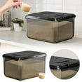 thumbnail image 1 of Dog Food Storage Container, Pet Food Sealed Container, Pantry Grain Storage Tub, Stackable Design, Large Capacity,For Storing Birdseed Or Livestock Feed(5kg,Black), 1 of 6