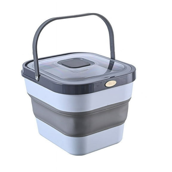 Mouliraty Dog Food Storage Container, Pet Food Storage Containers 15 Pounds, Foldable Pet Dog Bin For Food