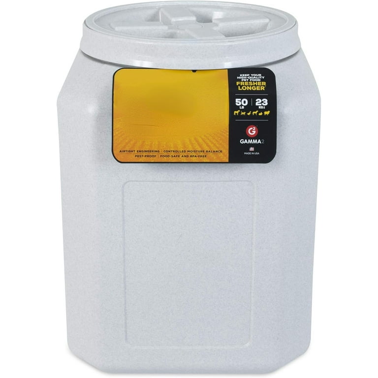 Large Vittles Vault Plastic Dog Cat Food Storage Container Up To 50 Pounds Made in USA Walmart