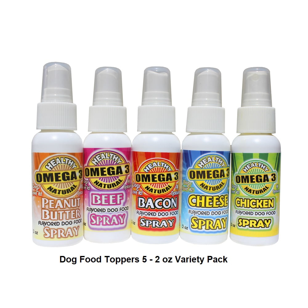 Dog Food Toppers and Flavor Enhancers 2 oz Variety Value Pack