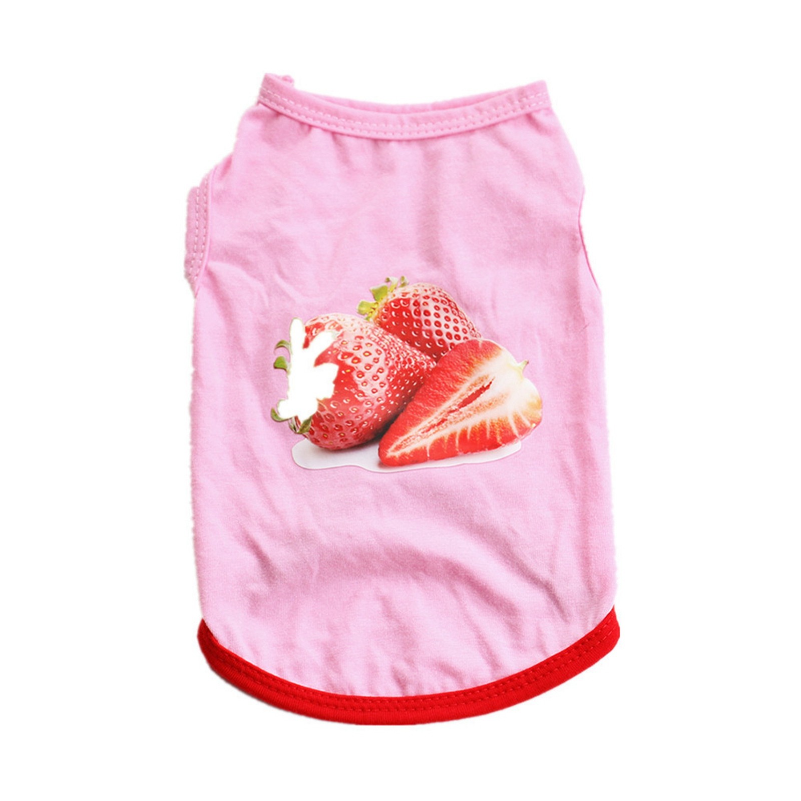 Dog For Kids Pet Puppy Strawberry Vest Small Dog Cat Pet Clothes Vest