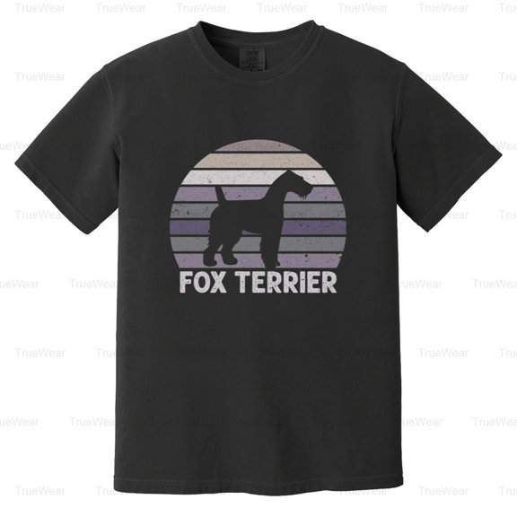 Dog, Fox Terrier, Wire, Smooth, Pet Owner, Energetic, Breed, Playful Comfort Color T-Shirt Unisex, up to 4XL