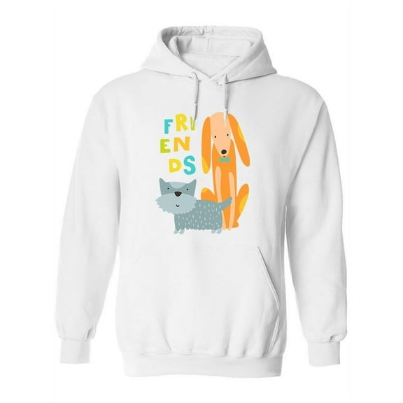 Dog Friends Hoodie Women -Image by Shutterstock, Female Small