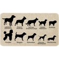 thumbnail image 1 of Dog Front Door Mat 30 X 17 Inch Funny Dog Doormat Indoor Outdoor Entrance Linen Floor Mat Non Slip Rubber Dog Welcome Mats Farmhouse Decor Gifts, 1 of 6