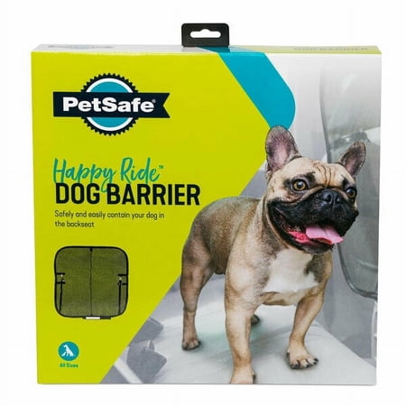 Dog Front Seat Car Barrier Mesh Travel Safety Back Seat Pet Containment Foldable