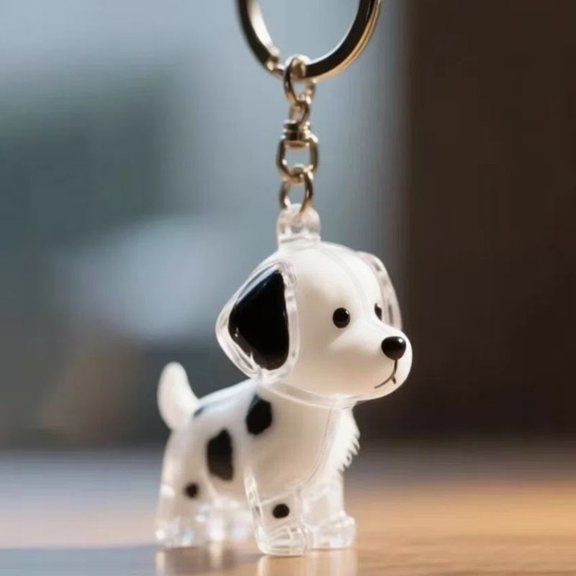 Dog Fur Memory Keychain Personalized Pet Keepsake Keychain Transparent Acrylic Shell Corgi Pomeranian Bulldog Dog Breed Keychain