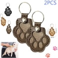 thumbnail image 1 of Dog Fur Storage Keychain, Cute Leather Paw Keychain Pet Hair Keepsake Keyring, Cat Paw Shaped Keychain, Pet Memorial Gifts for Bag Purse Paw Charm Key Holder, 1 of 7