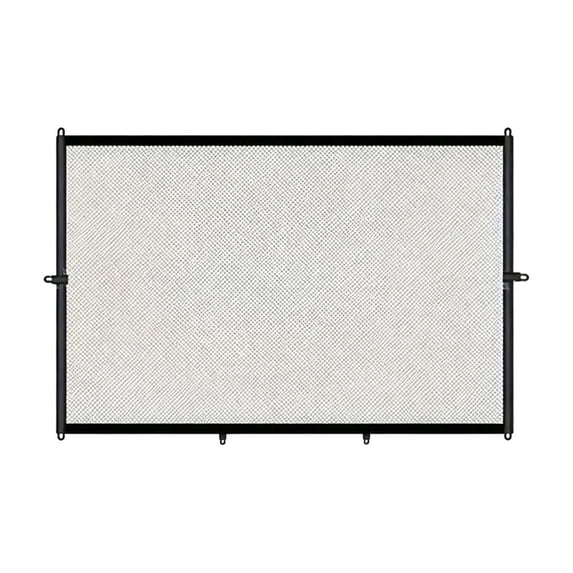 Dog Gate,43.31x28.35 Inch Indoor Pet Gate with 9 Pcs Hook Up | Drill-Free Stable Partition for Stair & Entryway Separation | Install Anywhere