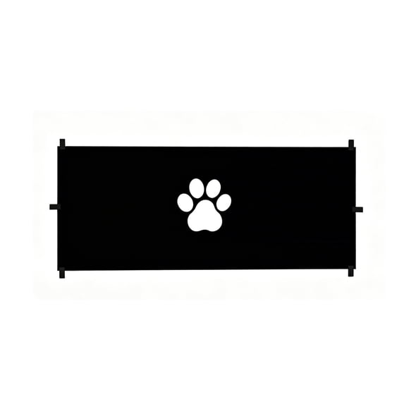 Dog Gate,70.87x28.35 Inch Indoor Pet Gate with 6 Pcs Hook Up | Drill-Free Stable Partition for Stair & Entryway Separation | Install Anywhere