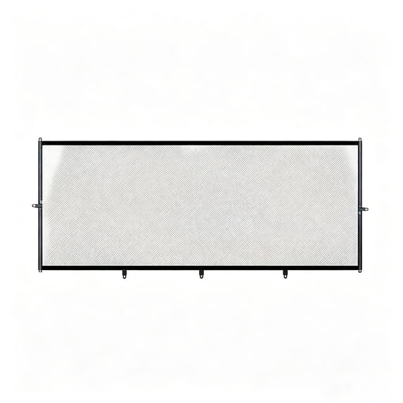 Dog Gate,70.87x28.35 Inch Indoor Pet Gate with 9 Pcs Hook Up | Drill-Free Stable Partition for Stair & Entryway Separation | Install Anywhere