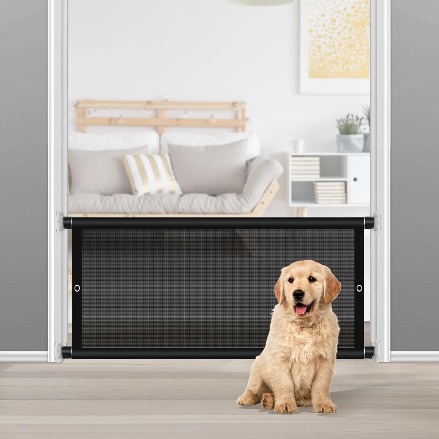 Curated visual reference: Visual Reference: Dog Gate For Stairs Expandable 28 48 Width Pet Gates