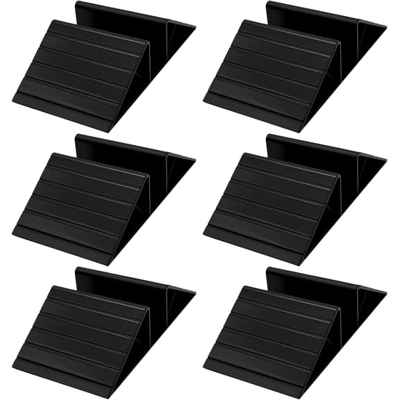 Dog Gate Support Feet, 6 Pack Plastic Triangle Stabilizer for Freestanding Pet Gates, Fence Panel Reinforcement Fittings for Configurable Dog & Baby Gates