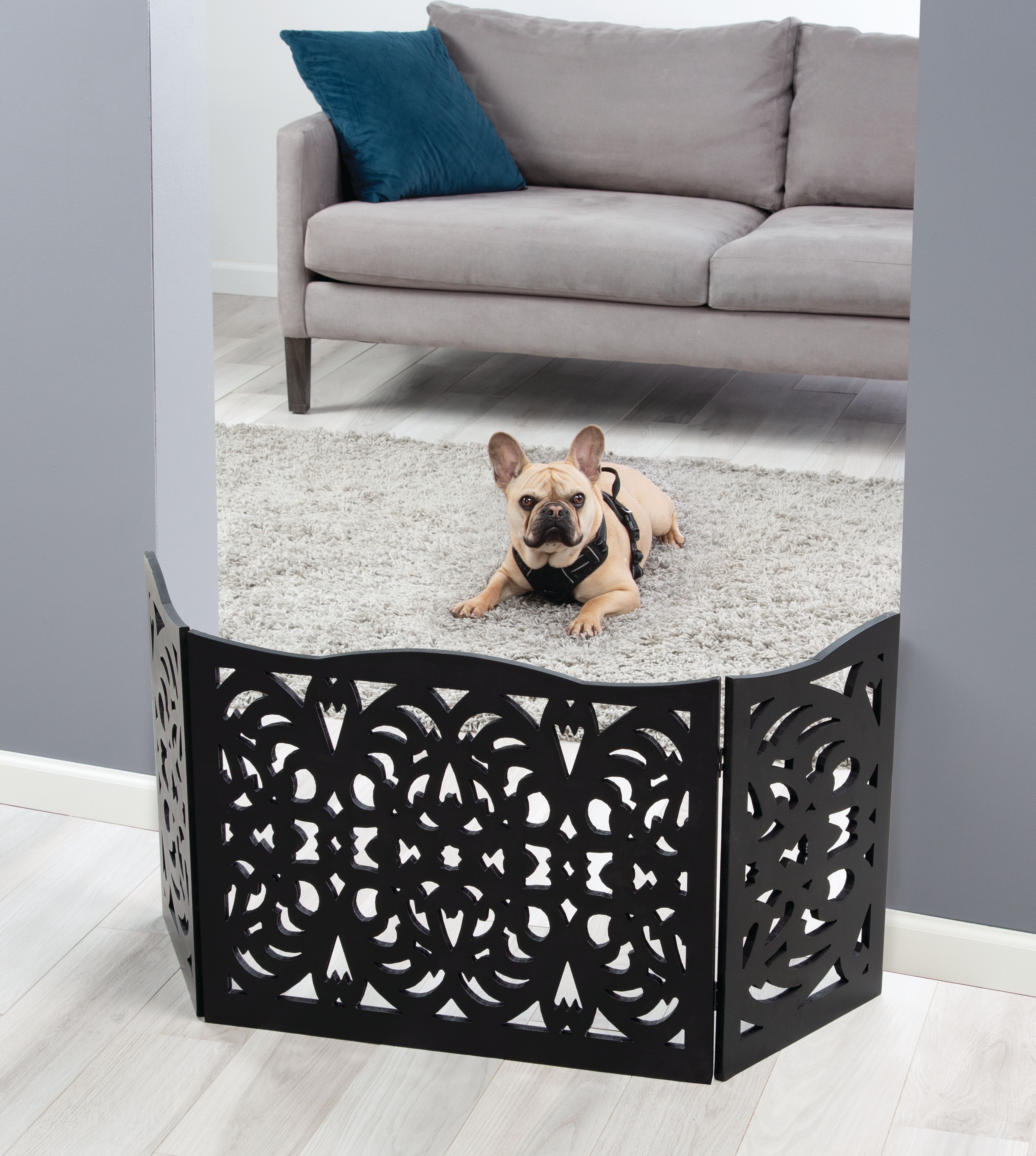 Dog gate for 2025 living room
