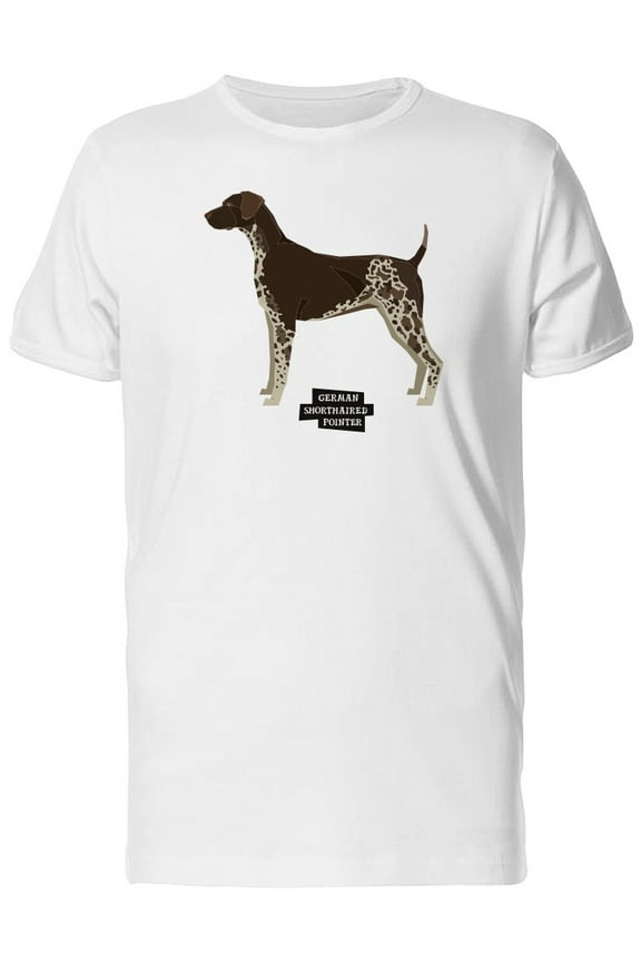 Dog German Shorthaired Pointer T-Shirt Men -Image by Shutterstock, Male Medium