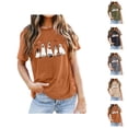 thumbnail image 1 of Dog Ghost Halloween Tshirts Women 2025 Short Sleeve Crewneck Funny Ghost Dog Graphic Halloween Shirts for Women, 1 of 5