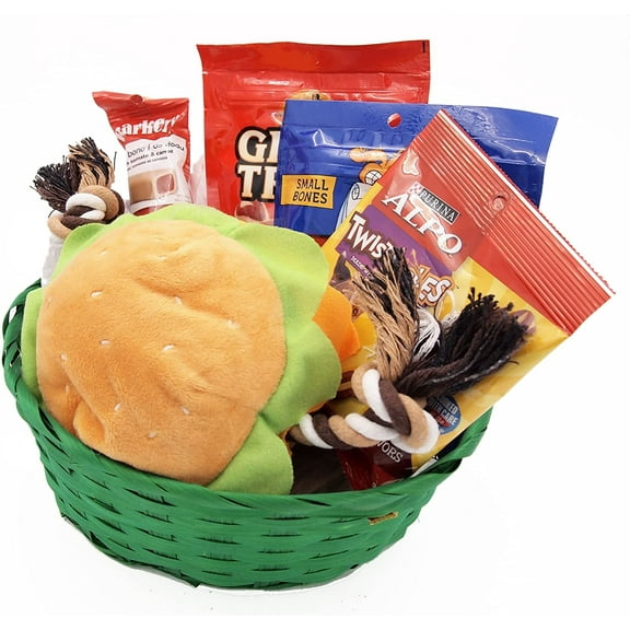 Dog Gift Basket Puppy Pets Treats Crewing Toy Holiday Set