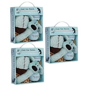 Dog Gift Box 4 Piece Blue Plush & Ball Toy Set AVAILABLE IN BULK PACKS TOO3 Gift Packs