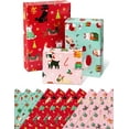thumbnail image 1 of Dog Gift Wrapping Paper Set - 10 Sheets 27” x 20” Puppy Red Wrapping Paper for Kids Birthday Wrapping Paper Boy Girl Wrap Paper for Party Decor Supply, 1 of 14