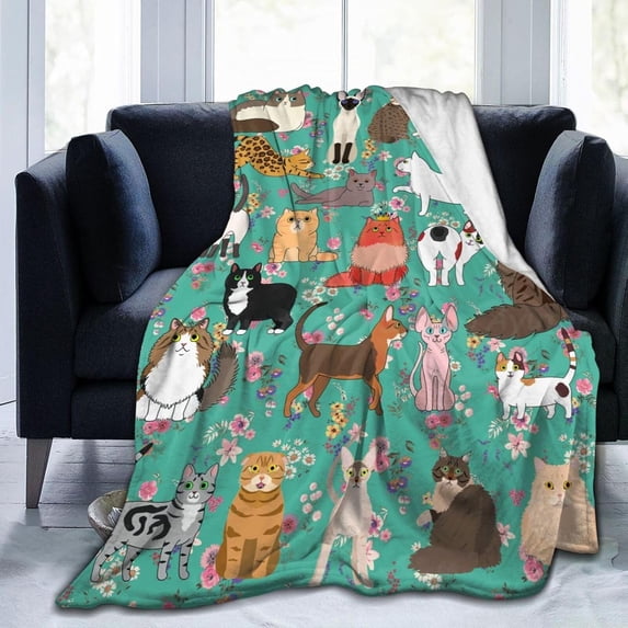 Dog Gifts Blanket 50"X40" Bed Throw Blanket Soft Lightweight Cozy Warm Blankets for Kids Teens Men Women