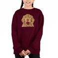 thumbnail image 1 of Dog - Girl's Word Art Crewneck Sweatshirt, 1 of 3