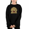 thumbnail image 1 of Dog - Girl's Word Art Crewneck Sweatshirt, 1 of 3