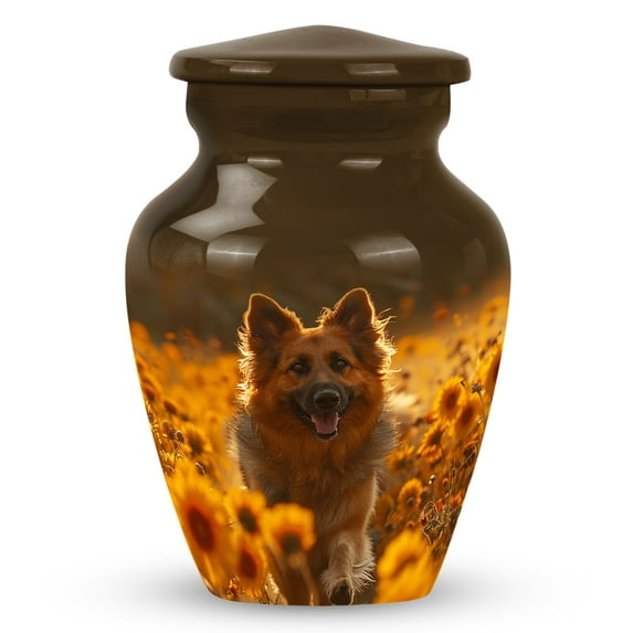 Dog Golden Hour Delight Memorial Urns And Keepsakes For Ashes - Memorial Urns For Human Ashes - Urns For Human Ashes Adult Male Dad - Funeral Cremation Urns For Ashes (Size -3inch,1pcs)