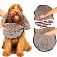 thumbnail image 1 of DGS Pet Products Dirty Dog Shammy Towel Grey 13" x 31" x 0.5", 1 of 6