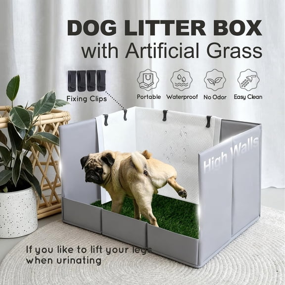 Dog Grass Pad with Tray
