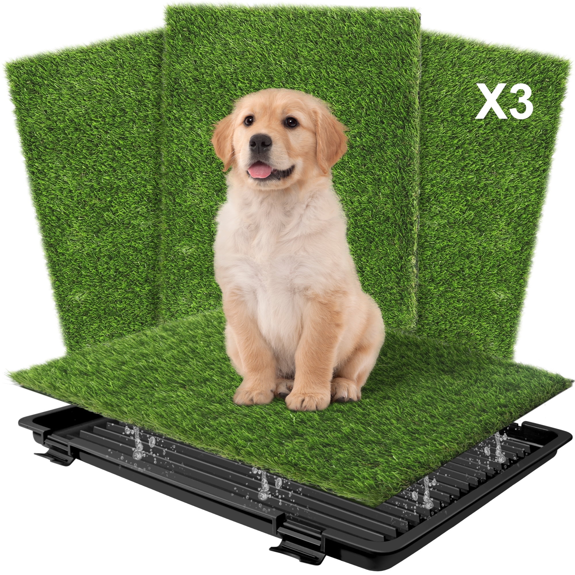 Indoor Turf Pet Potty Turf Indoor Dog Potty Litter Box With Tray