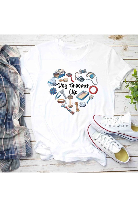 Dog Groomer Life Shirt, Pet Groomer Life Shirt, Dog Groomer Gift, Pet Salon Shirt, Funny Pet Grooming Shirt Unisex S-5XL Hot Trending Shirt, Vintage Birthday Gift