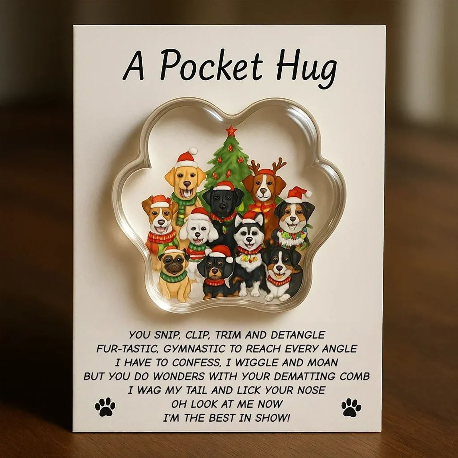 Picture of Dog Groomer Thank You Gift - Pocket-Sized Appreciation Ornament ...