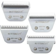 Dog Grooming Blades Geib Buttercut Stainless Steel Wide (Set Of All Four Wide Blades)