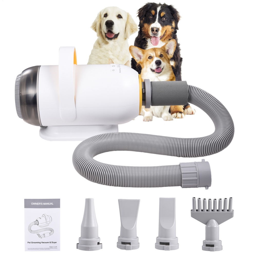 Pet Terra 5-in-1 Grooming Kit - Dry, Vacuum, Trim For Dogs