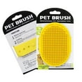 thumbnail image 1 of Dog Grooming Brush, Pet Shampoo Bath Brush Soothing Massage Rubber Comb with Adjustable Ring Handle for Long Short Haired Dogs and Cats, 1 of 5