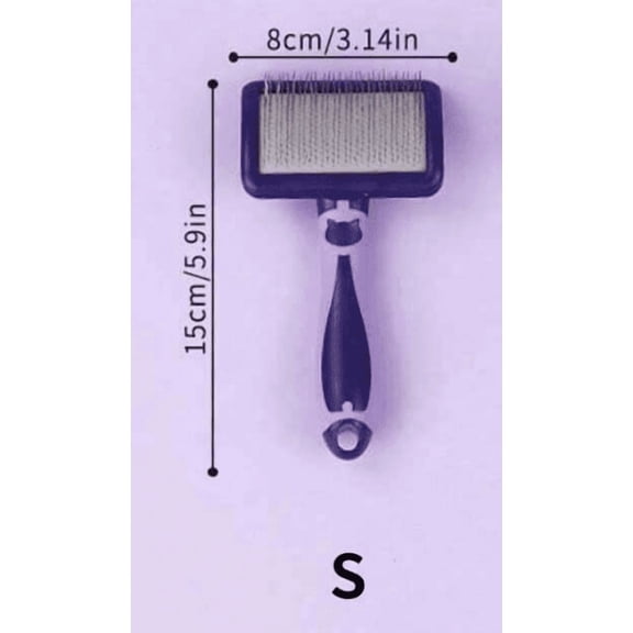 Dog Grooming Brush for Poodles, Dematting Comb for Detangling and Shedding, Professional Deshedding Tool for German Shepherd Pitbulls Yorkies Retriever, Bathing Use