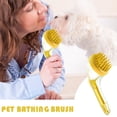 thumbnail image 1 of Dog Grooming Brush, Silicone Pet Comb, Modern Minimalist Design, Gentle Massage Cleaning, Pet Fur Care, Long-tail Dog Bath Brush, Non-slip Handle, High-quality Silicone Material, Easy Pet, 1 of 9