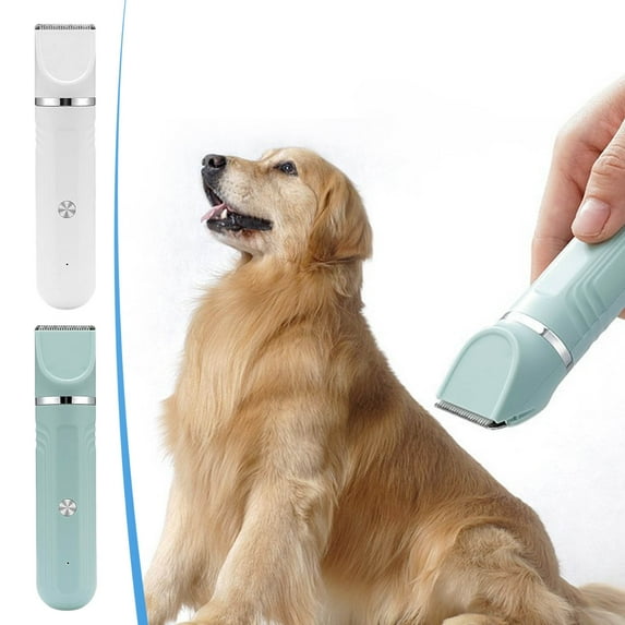 Dog Grooming Clippers,4-in-1 Cordless Pet Grooming Kit,Low Noise Dog Hair Trimmer,1.3x5.9 Rechargeable Dog Paw Trimmer for Small Large Dogs Cats,Dog Hair Trimmer