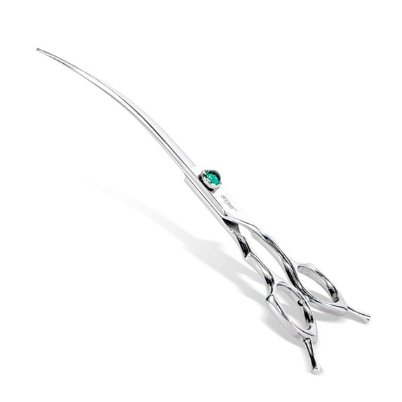 Dog Grooming Curved Scissors 7.5 inch Professional Pet Shears Advanced Stainless Steel Professional Grooming Scissors for Dogs Cats and Other Pets