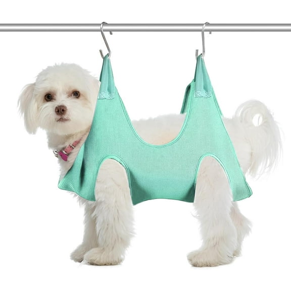 Dog Grooming Hammock Harness for Cats Dogs, Relaxation Pet Grooming Hammock Restraint Dog & Small Animal Leashes Sling for Grooming Dog Grooming Helper for Nail Trimming Clipping Grooming