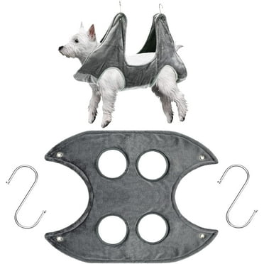 Dog Grooming Hammock Harness Pet Hammock Helper Towel Dog Hammock Restraint Bag Cat Grooming Sling Holder for Nail Trimming Clipping Bathing Washing
