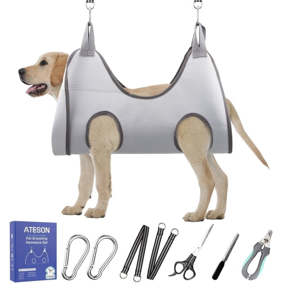 Dog Grooming Hammock - Pet Harness for Grooming, Dog Sling for Nail Clipping, Dog Hanging Holder for Cutting Nails