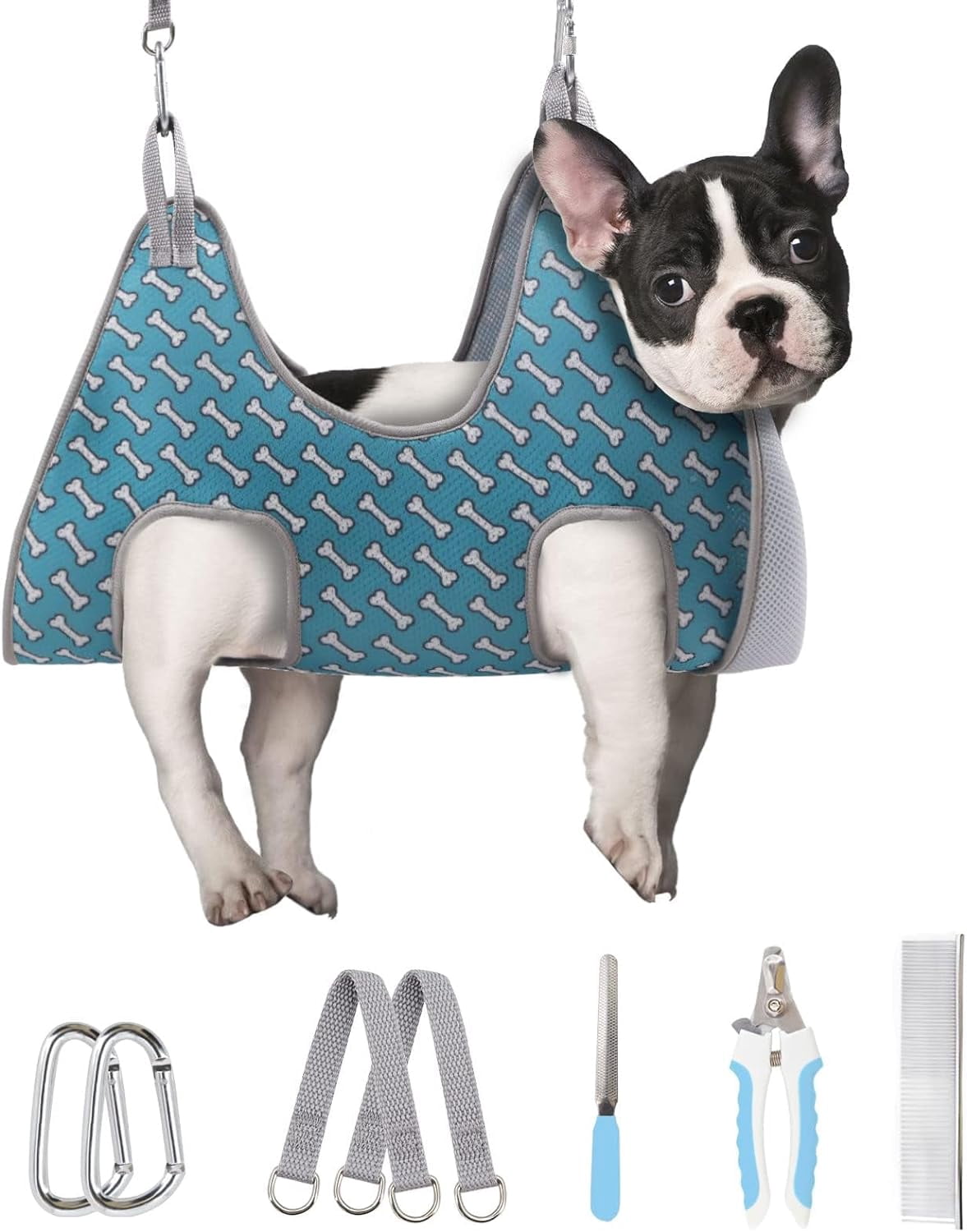 Dog Grooming Hammock for Small Dogs Cat, Relaxation Pet Grooming ...