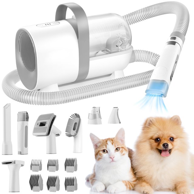 Walmart Professional Pet Grooming Kit, Vacuum Groomer Machine with